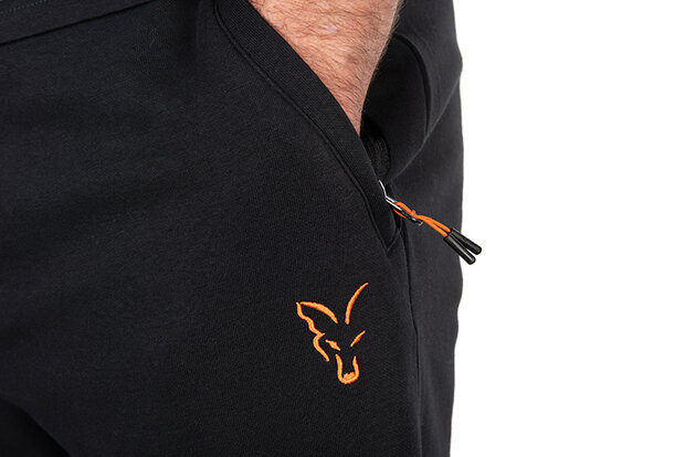 Fox Carp - Classic Joggers / Black &amp; Orange - Fox Carp