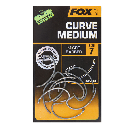 Fox Carp - Haken Edges Armapoint Curve shank medium - Fox Carp