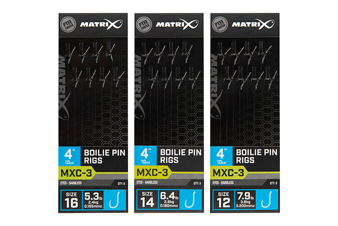 Matrix - PROMO Onderlijn MXC-3 Barbless 10cm Boilie Pin - Matrix