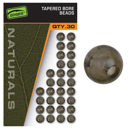 Fox Carp - Naturals Tapered Bore Beads - Fox Carp