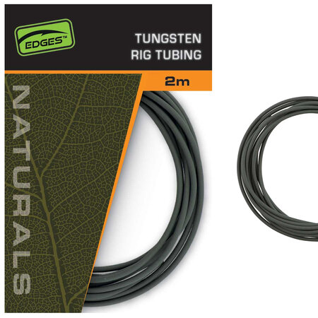Fox Carp - Edges Tungsten Rig Tubing 2m Nat Green - Fox Carp
