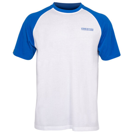 Preston - PROMO Lightweight White Raglan T-Shirt - Preston