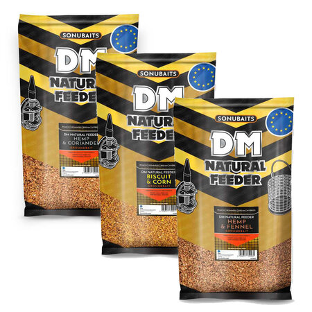 Sonubaits - DM Natural Groundbait Feeder / 1kg - Sonubaits