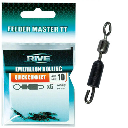 Rive - Feeder Master Rolling swivel Quick Connect / Maat 12 - Rive