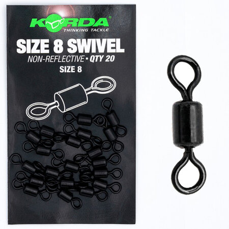 Korda - Swivel Non Reflective / Size 8 - Korda