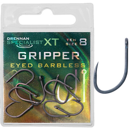 Drennan - Haken Specialist XT Gripper Eyed Barbless - Drennan
