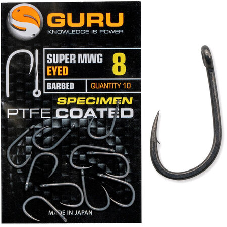 Guru - Haken Super MWG Eyed Barbed - Guru