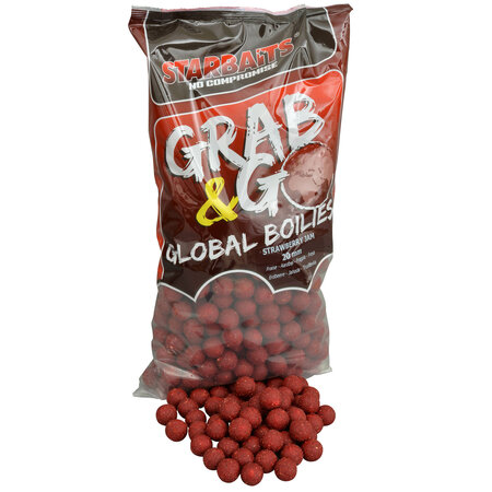 Boilies G&amp;G Global Strawberry Jam 20mm / 2500gr - Starbaits