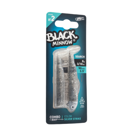 FIIISH - Black Minnow 90mm Combo Search 8gr - FIIISH