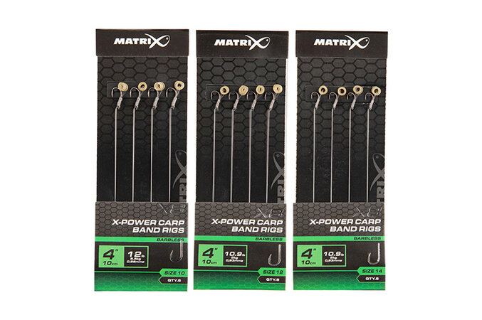 Matrix - X8 X-Power Carp Band Rigs 10cm - Matrix