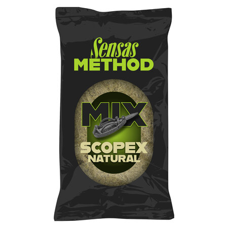 Sensas - Method Mix Natural Scopex 1kg - Sensas