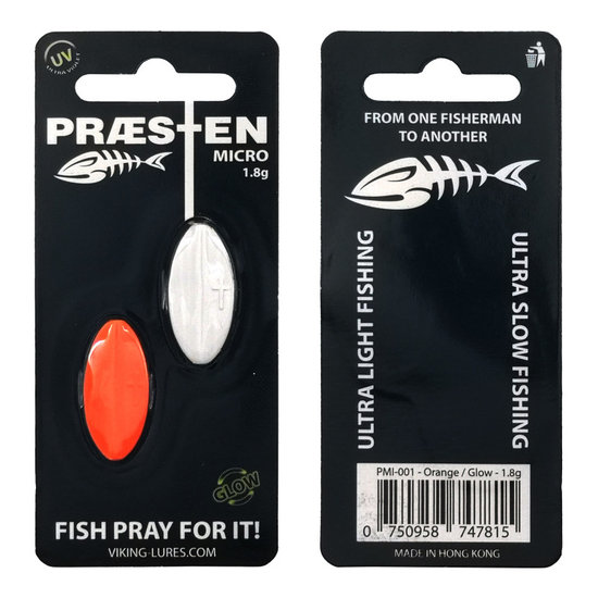 Viking Lures - Spinners &amp; lepels Pr&aelig;sten Micro - 1,8 gram - Viking Lures