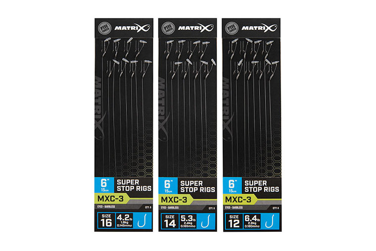 Matrix - PROMO Onderlijn MXC-3 / 15cm / 6" Super Stop Rigs - Matrix