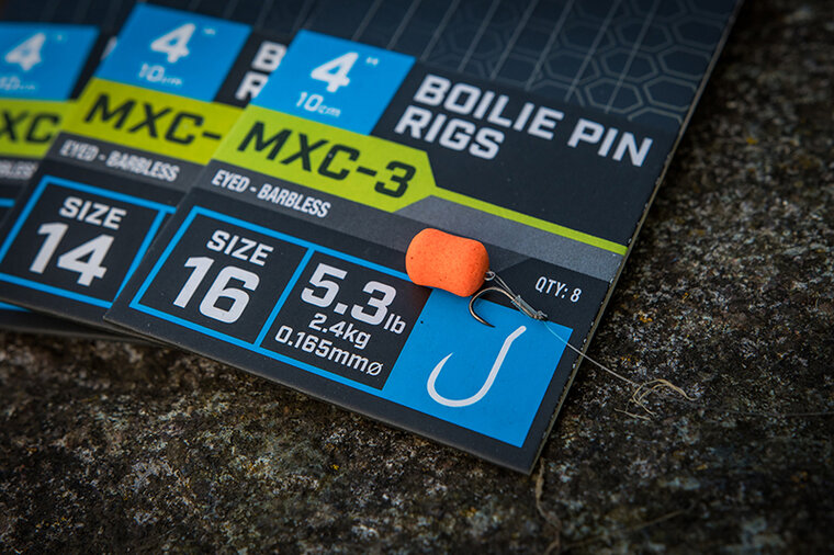 Matrix - PROMO Onderlijn MXC-3 Barbless 10cm Boilie Pin - Matrix