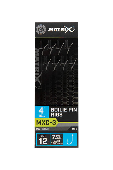 Matrix - PROMO Onderlijn MXC-3 Barbless 10cm Boilie Pin - Matrix