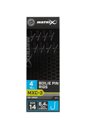 Matrix - PROMO Onderlijn MXC-3 Barbless 10cm Boilie Pin - Matrix