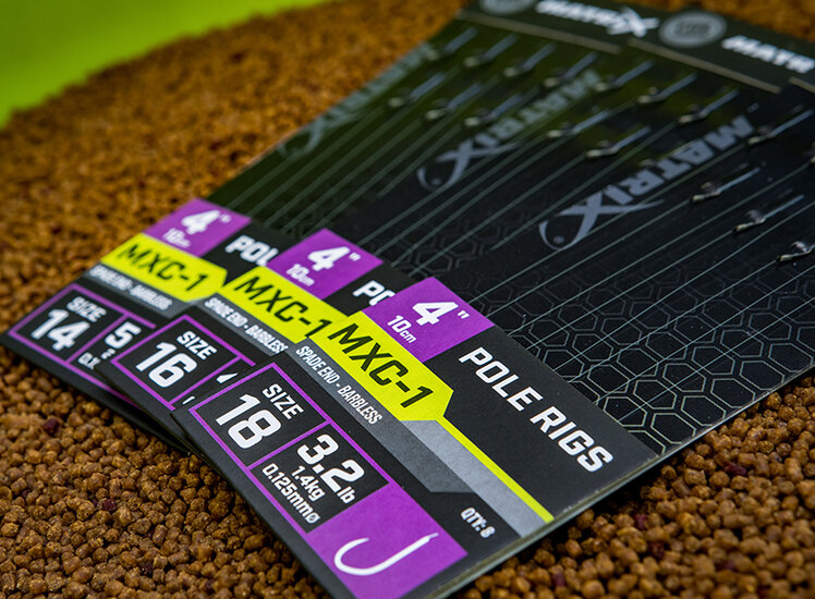 Matrix - PROMO Onderlijn MXC-1 Barbless 10cm Pole Rigs - Matrix