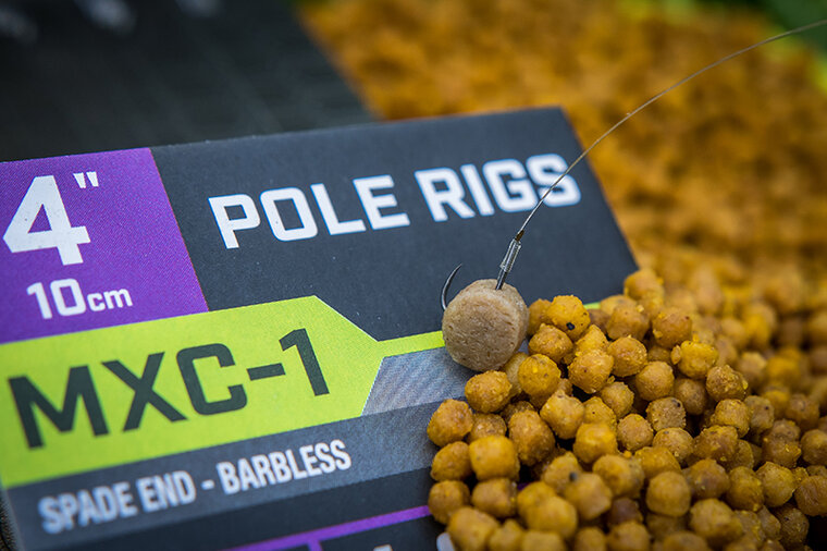 Matrix - PROMO Onderlijn MXC-1 Barbless 10cm Pole Rigs - Matrix