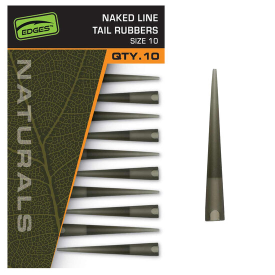 Fox Carp - Naturals Naked Line Tail Rubbers / Size 10 - Fox Carp