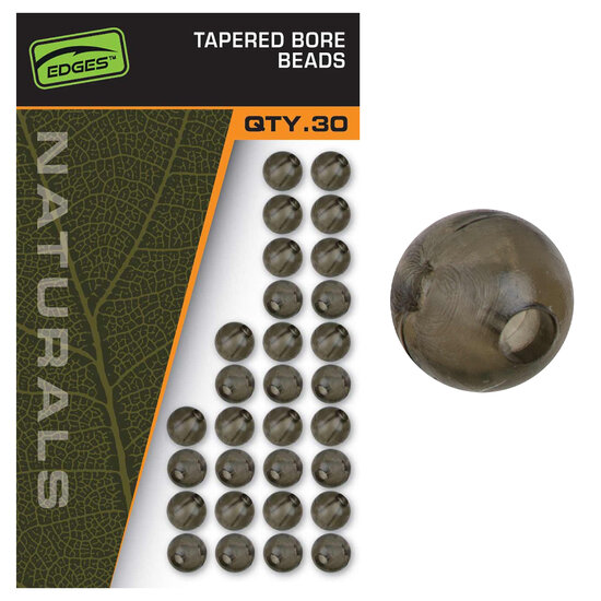 Fox Carp - Naturals Tapered Bore Beads - Fox Carp