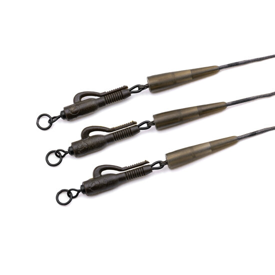 Korda - Leadcore Leaders Hybrid Lead Clip Gravel Brown - Korda