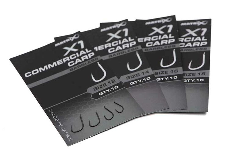 Matrix - Haken X1 Commercial Carp Barbless - Matrix