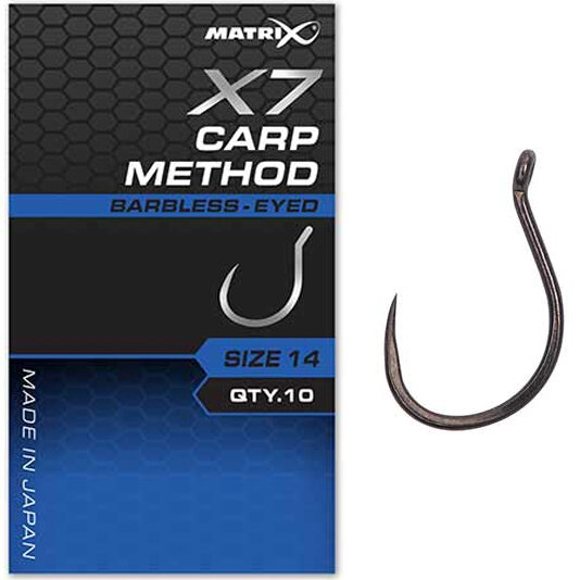 Matrix - Haken X7 Carp Method Barbless - Matrix