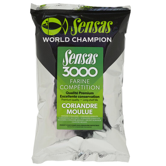 Sensas - 3000 Super Coriander Gemalen / 500gr - Sensas