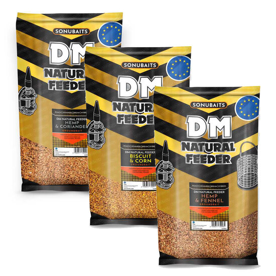 Sonubaits - DM Natural Groundbait Feeder / 1kg - Sonubaits