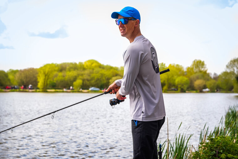 Preston - PROMO Grey Performance Sun Shirt UPF-40 - Preston