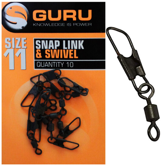 Guru - Size 11 Snap Link + Swivel - Guru