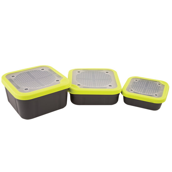 Matrix - Aasbox Bait Boxes Grey/Lime - Matrix