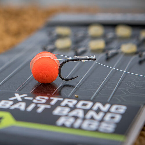 Matrix - PROMO Onderlijn MXC-4 / 10cm / 4" X-Strong Bait Band Rigs - Matrix