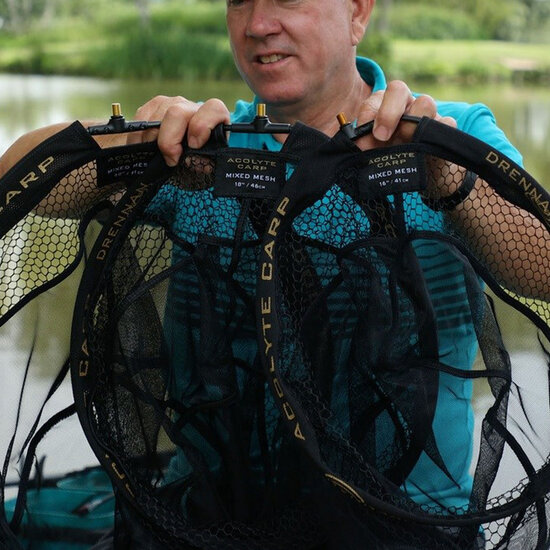 Drennan - Schepnet Acolyte Mixed Mesh Carp Landing Net - Drennan