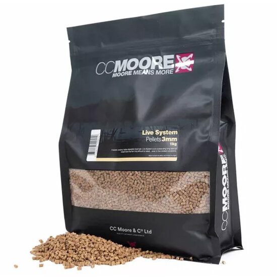 CC Moore - Pellets Live System / 1kg - CC Moore