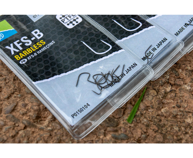 Preston - Haken XFS-B Hooks Barbless - Preston