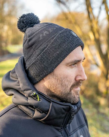 Matrix - Grey Sherpa Bobble Hat - Matrix