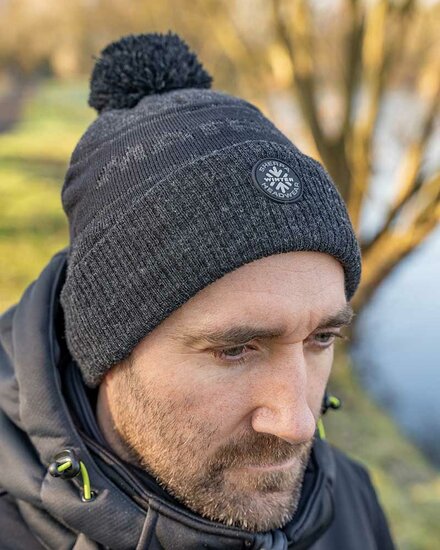 Matrix - Grey Sherpa Bobble Hat - Matrix