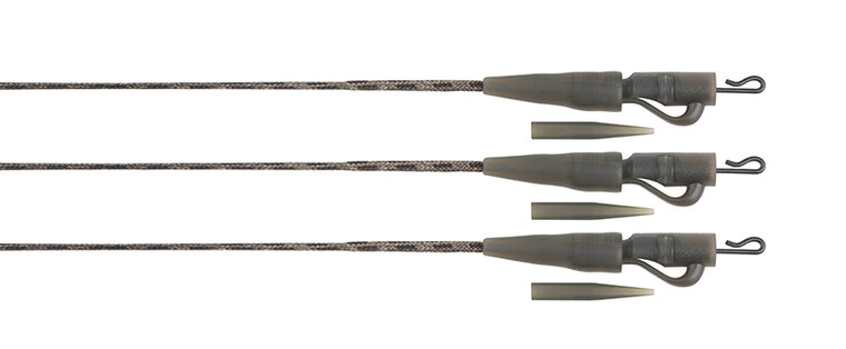Fox Carp - Edges Naturals Submerge Lead Clip Leaders - Fox Carp