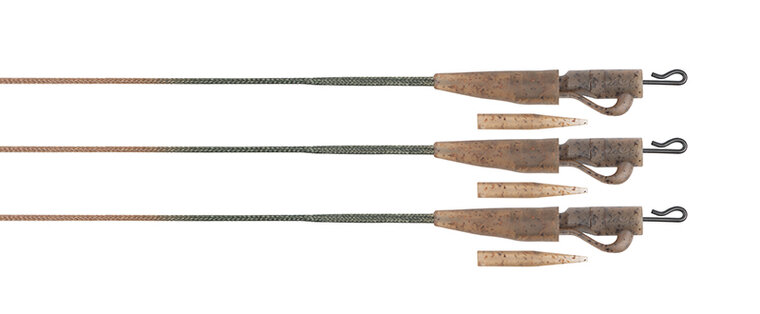 Fox Carp - Edges Camo 50lb Leadcore Lead Clip Leaders - Fox Carp