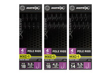 Matrix - PROMO Onderlijn MXC-1 Barbless 10cm Pole Rigs - Matrix