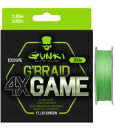 Gunki - Lijn gevlochten G'Braid 4X Game Fight 150m - Gunki