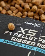Matrix - Haken X5 F1 Pellet Rigger Barbless / Eyed - Matrix