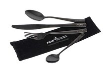 Fox Carp - Cookware Black Stainless Cutlery Set - Fox Carp