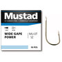 Mustad  - Haken MU07 Wide Gape Power Barbless - Mustad
