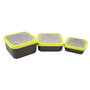 Matrix - Aasbox Bait Boxes Grey/Lime - Matrix