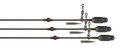 Fox Carp - Edges Tuff Tungsten Tubing Heli Clip Rigs - Fox Carp