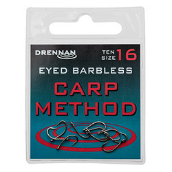 Drennan - Haken Eyed Barbless Carp Method Barbless - Drennan