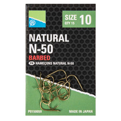 Preston - Haken Natural N-50 Barbed - Preston