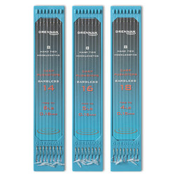 Drennan - Hameçons montes Carp Pushstops Barbless / 15cm - Drennan